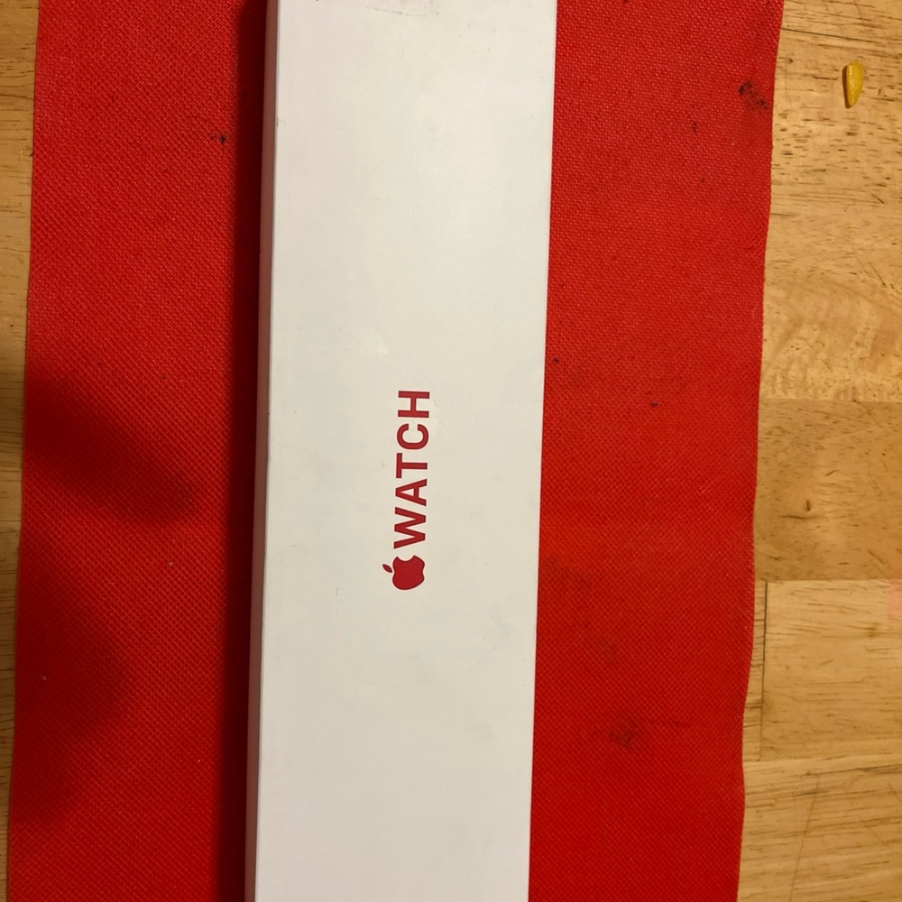 Apple Watch Series 8 45mm Aluminum Case with Sport Band - (PRODUCT)RED, S/M (GPS
